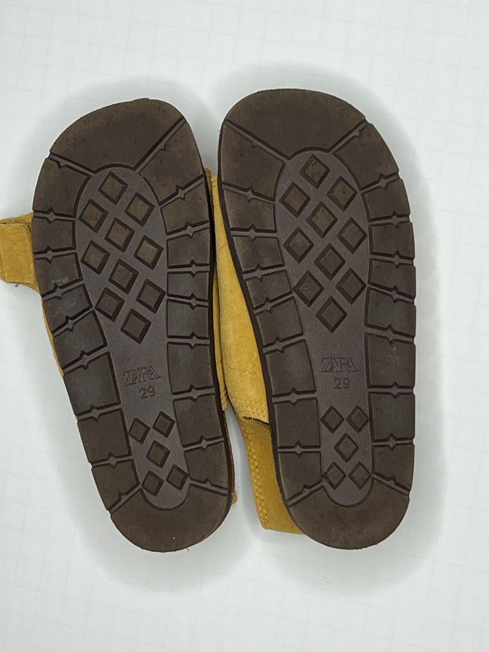 NWOT: Zara Light Brown Suede Double-Strap Sandals with Buckle - Picture 6 of 6